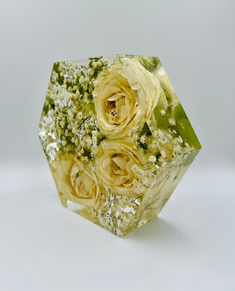 Kis méretű hexagon emlékőrző (16x14x5cm) RENDELÉSRE
