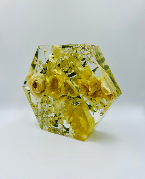 Kis méretű hexagon emlékőrző (16x14x5cm) RENDELÉSRE