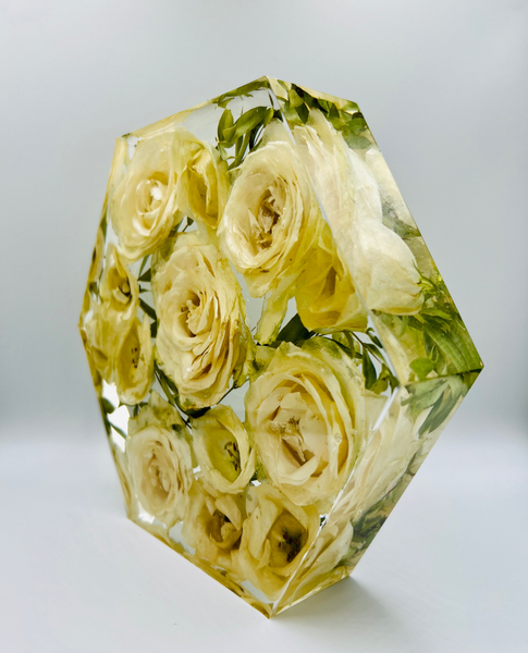 Közepes méretű hexagon emlékőrző (20.5x18x5cm) RENDELÉSRE