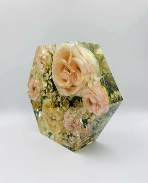 Kis méretű hexagon emlékőrző (16x14x5cm) RENDELÉSRE