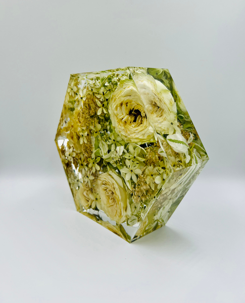 Kis méretű hexagon emlékőrző (16x14x5cm) RENDELÉSRE