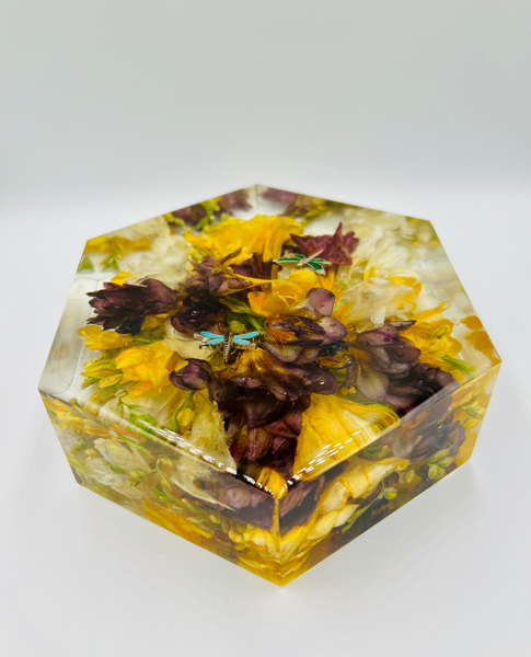 Kis méretű hexagon emlékőrző (16x14x5cm) RENDELÉSRE