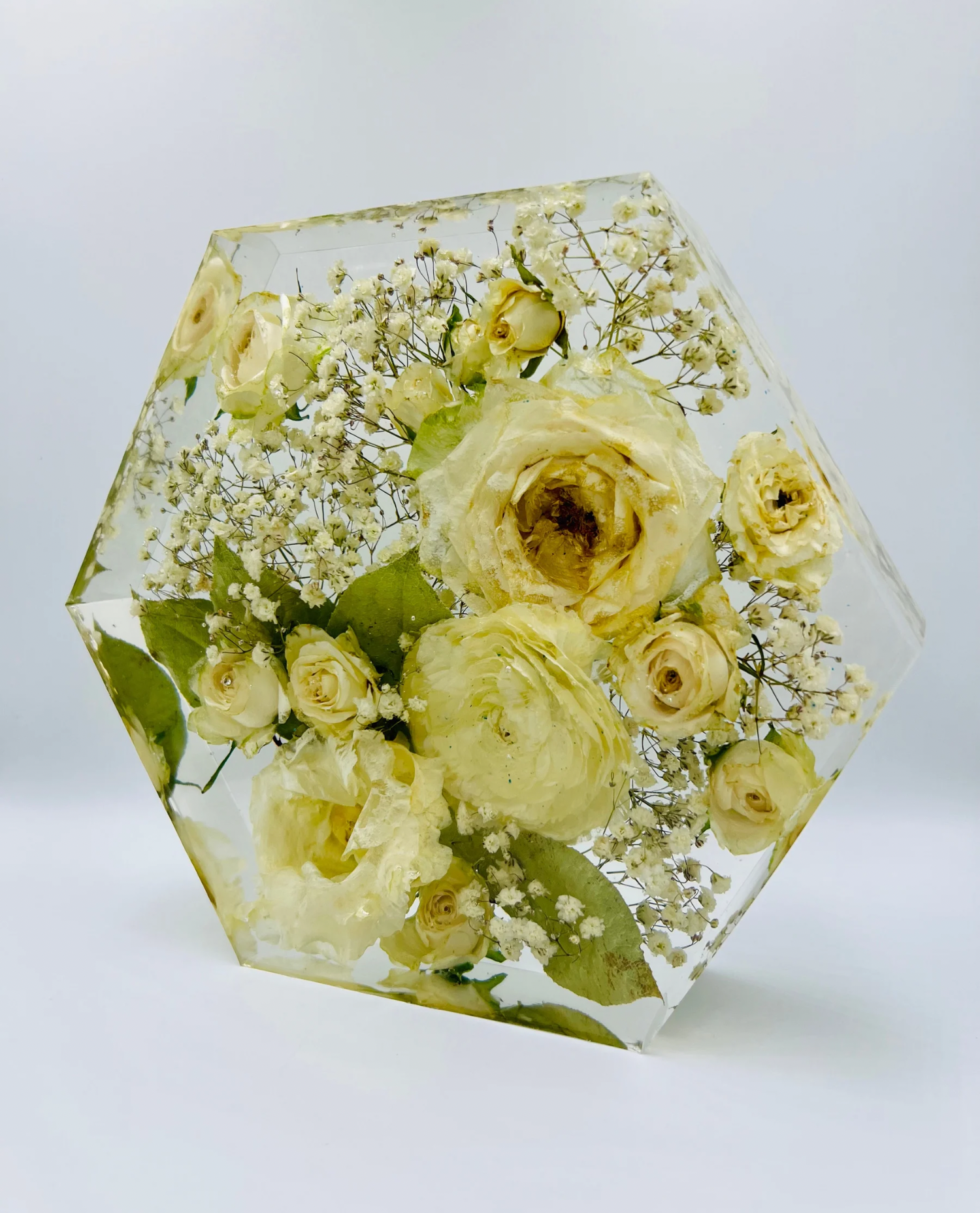 Közepes méretű hexagon emlékőrző (20.5x18x5cm) RENDELÉSRE