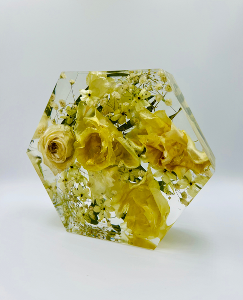 Kis méretű hexagon emlékőrző (16x14x5cm) RENDELÉSRE