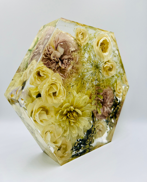 Közepes méretű hexagon emlékőrző (20.5x18x5cm) RENDELÉSRE