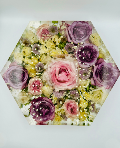 Óriás méretű hexagon emlékőrző (25x28.5x5cm) RENDELÉSRE