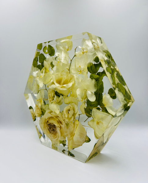 Közepes méretű hexagon emlékőrző (20.5x18x5cm) RENDELÉSRE