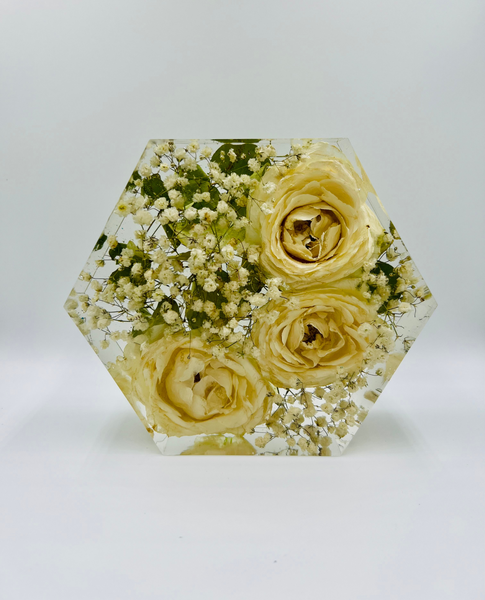 Kis méretű hexagon emlékőrző (16x14x5cm) RENDELÉSRE