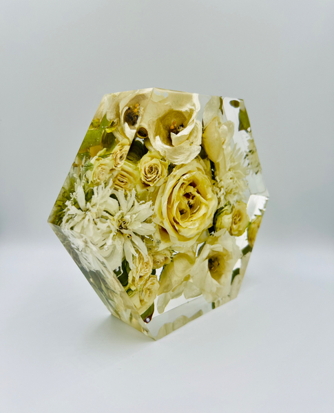 Kis méretű hexagon emlékőrző (16x14x5cm) RENDELÉSRE