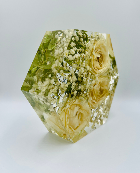 Kis méretű hexagon emlékőrző (16x14x5cm) RENDELÉSRE