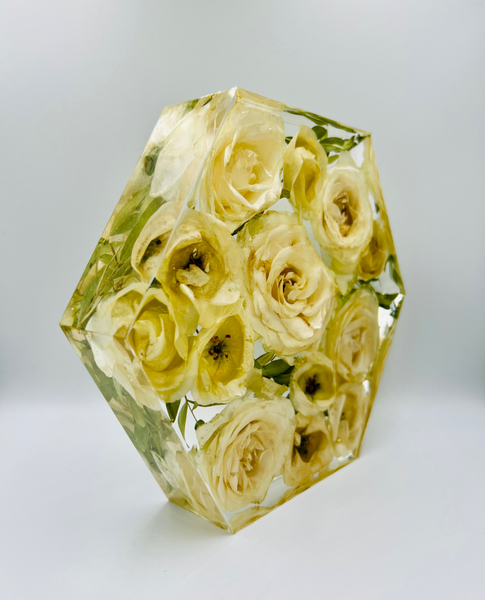 Közepes méretű hexagon emlékőrző (20.5x18x5cm) RENDELÉSRE