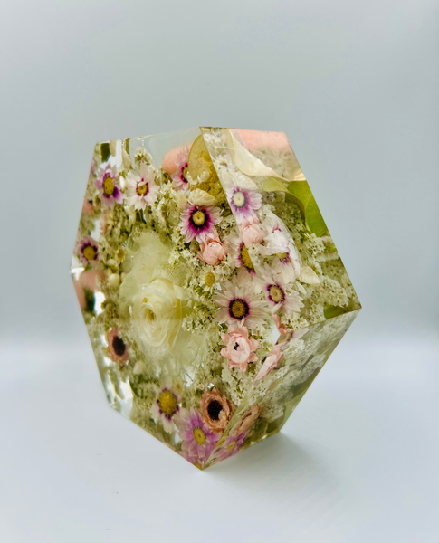 Kis méretű hexagon emlékőrző (16x14x5cm) RENDELÉSRE