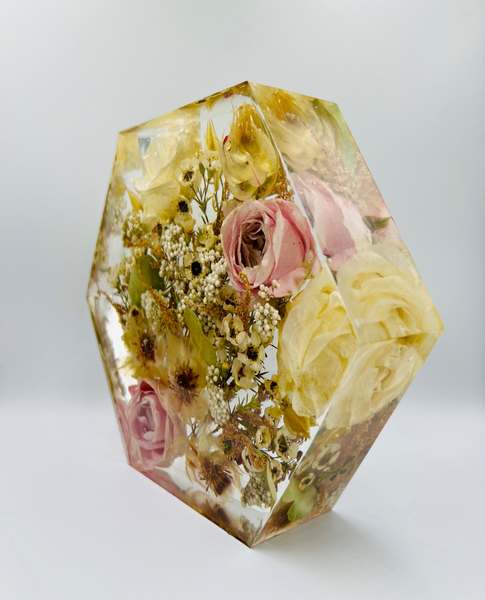 Közepes méretű hexagon emlékőrző (20.5x18x5cm) RENDELÉSRE
