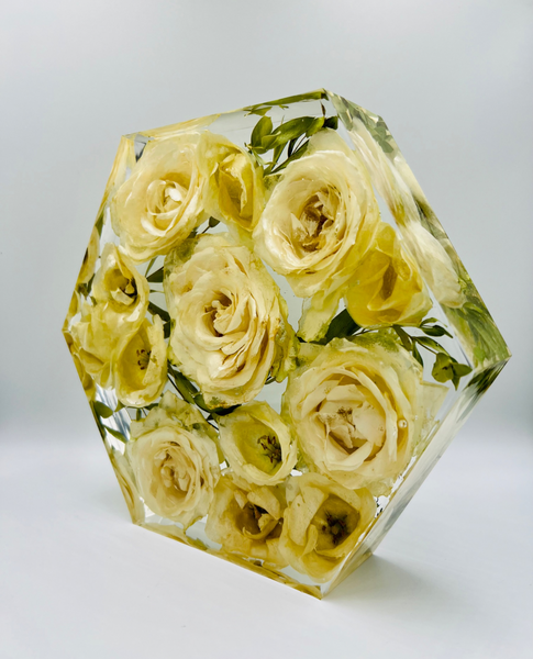 Közepes méretű hexagon emlékőrző (20.5x18x5cm) RENDELÉSRE