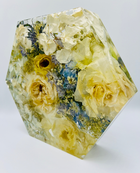 Közepes méretű hexagon emlékőrző (20.5x18x5cm) RENDELÉSRE