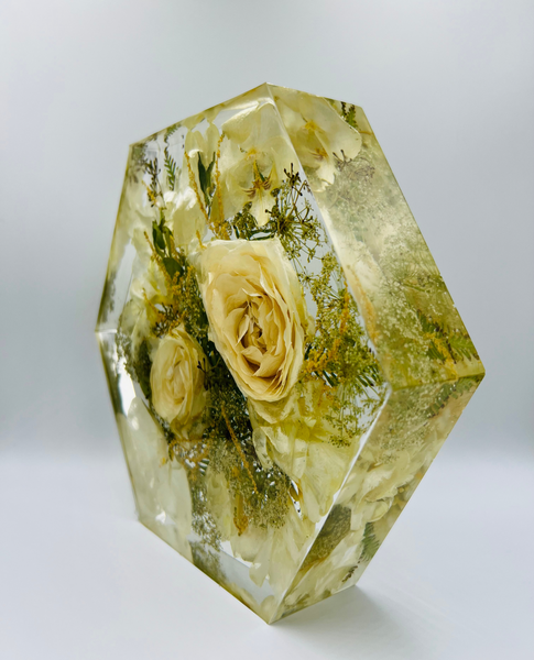 Közepes méretű hexagon emlékőrző (20.5x18x5cm) RENDELÉSRE