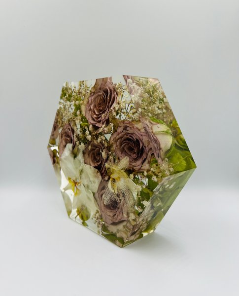Kis méretű hexagon emlékőrző (16x14x5cm) RENDELÉSRE