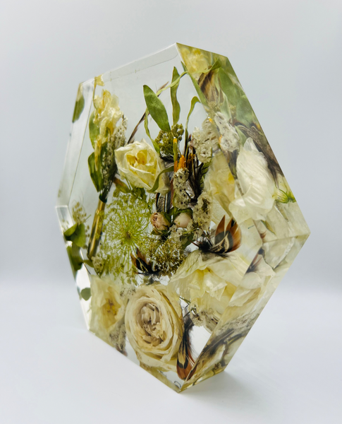 Közepes méretű hexagon emlékőrző (20.5x18x5cm) RENDELÉSRE