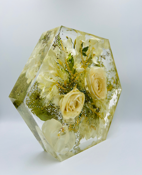 Közepes méretű hexagon emlékőrző (20.5x18x5cm) RENDELÉSRE