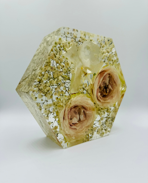 Kis méretű hexagon emlékőrző (16x14x5cm) RENDELÉSRE