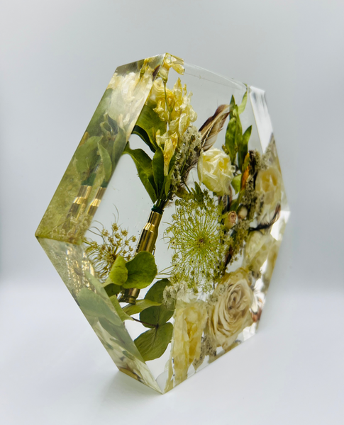 Közepes méretű hexagon emlékőrző (20.5x18x5cm) RENDELÉSRE