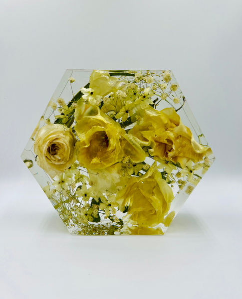 Kis méretű hexagon emlékőrző (16x14x5cm) RENDELÉSRE