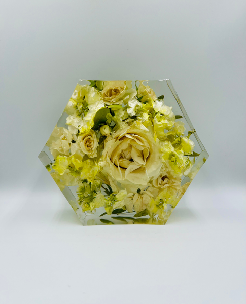 Kis méretű hexagon emlékőrző (16x14x5cm) RENDELÉSRE