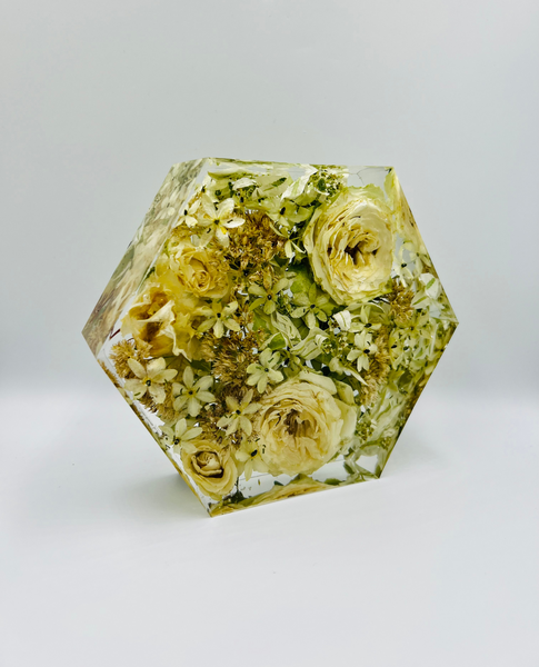 Kis méretű hexagon emlékőrző (16x14x5cm) RENDELÉSRE