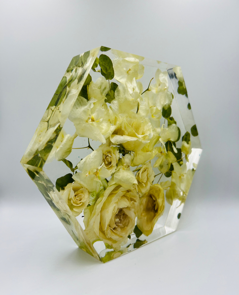 Közepes méretű hexagon emlékőrző (20.5x18x5cm) RENDELÉSRE