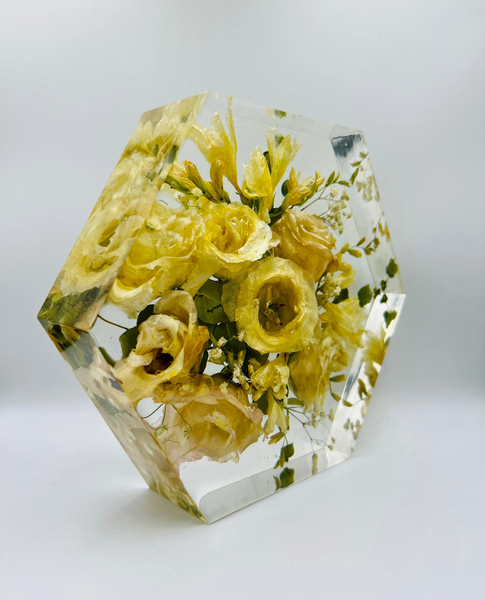Közepes méretű hexagon emlékőrző (20.5x18x5cm) RENDELÉSRE