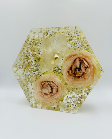 Kis méretű hexagon emlékőrző (16x14x5cm) RENDELÉSRE