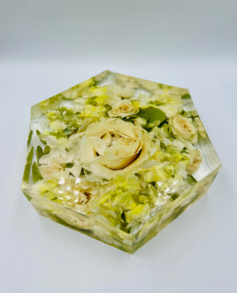 Kis méretű hexagon emlékőrző (16x14x5cm) RENDELÉSRE