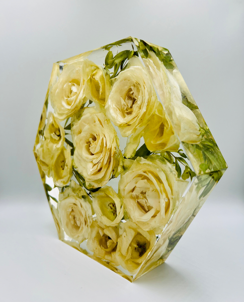 Közepes méretű hexagon emlékőrző (20.5x18x5cm) RENDELÉSRE