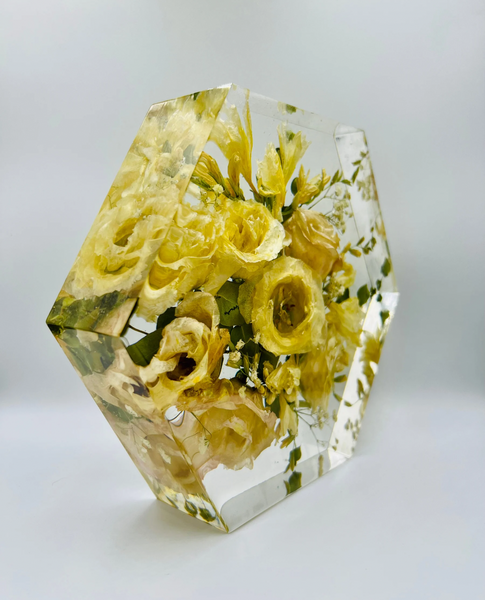 Közepes méretű hexagon emlékőrző (20.5x18x5cm) RENDELÉSRE