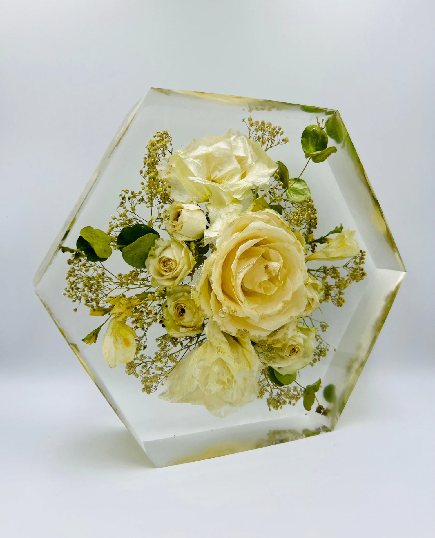 Közepes méretű hexagon emlékőrző (20.5x18x5cm) RENDELÉSRE