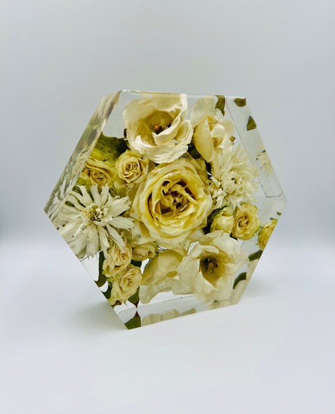 Kis méretű hexagon emlékőrző (16x14x5cm) RENDELÉSRE