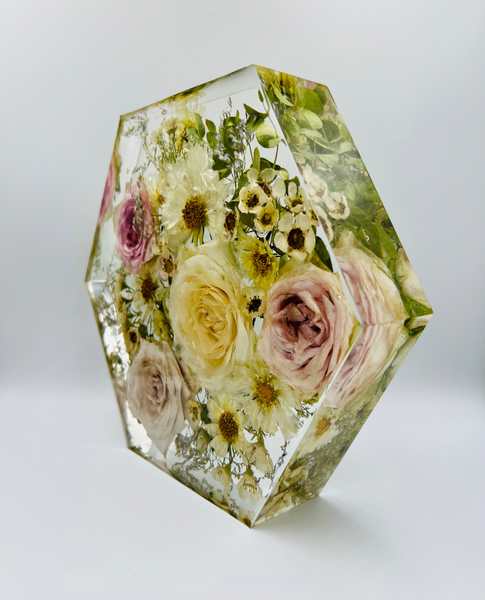 Közepes méretű hexagon emlékőrző (20.5x18x5cm) RENDELÉSRE