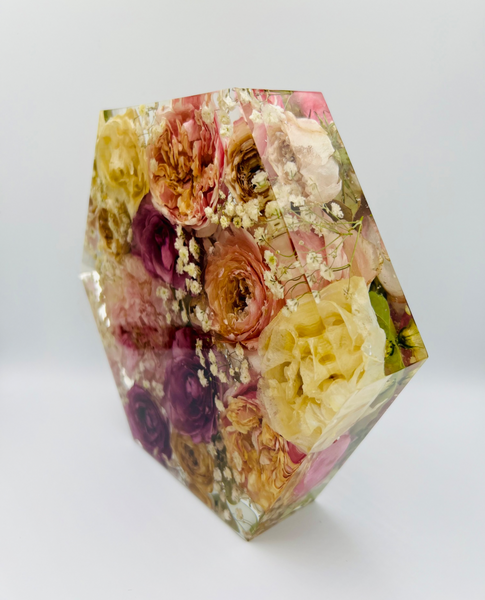 Közepes méretű hexagon emlékőrző (20.5x18x5cm) RENDELÉSRE