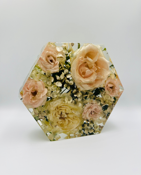 Kis méretű hexagon emlékőrző (16x14x5cm) RENDELÉSRE