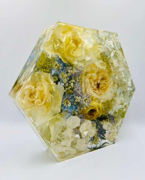 Közepes méretű hexagon emlékőrző (20.5x18x5cm) RENDELÉSRE