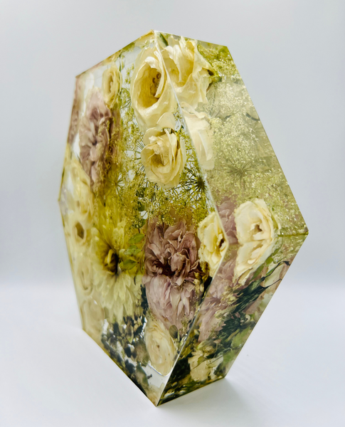 Közepes méretű hexagon emlékőrző (20.5x18x5cm) RENDELÉSRE