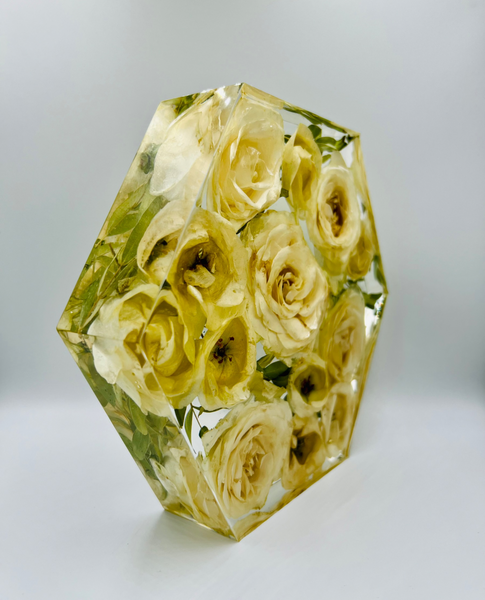 Közepes méretű hexagon emlékőrző (20.5x18x5cm) RENDELÉSRE