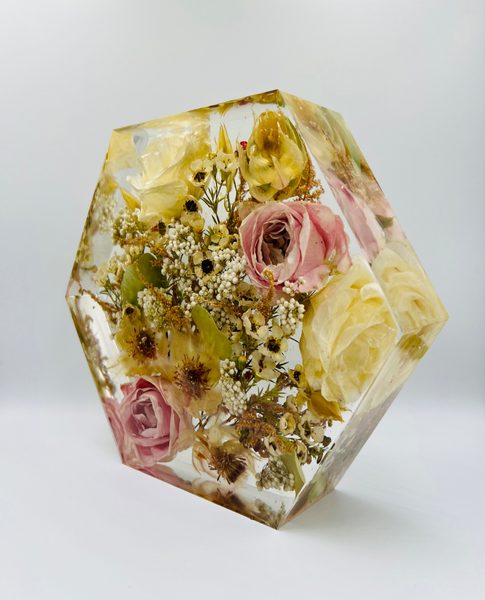 Közepes méretű hexagon emlékőrző (20.5x18x5cm) RENDELÉSRE