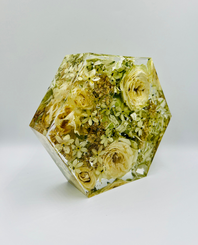 Kis méretű hexagon emlékőrző (16x14x5cm) RENDELÉSRE