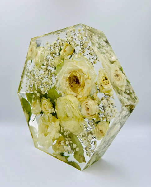 Közepes méretű hexagon emlékőrző (20.5x18x5cm) RENDELÉSRE