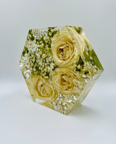 Kis méretű hexagon emlékőrző (16x14x5cm) RENDELÉSRE