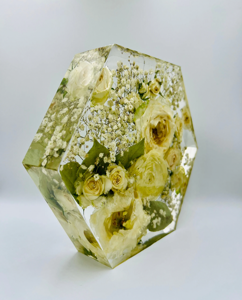 Közepes méretű hexagon emlékőrző (20.5x18x5cm) RENDELÉSRE