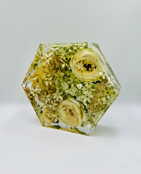 Kis méretű hexagon emlékőrző (16x14x5cm) RENDELÉSRE