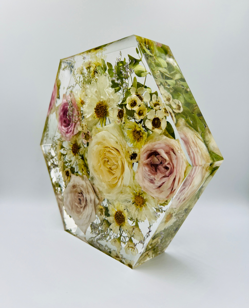Közepes méretű hexagon emlékőrző (20.5x18x5cm) RENDELÉSRE