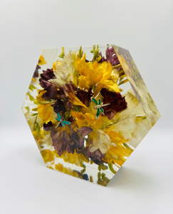Kis méretű hexagon emlékőrző (16x14x5cm) RENDELÉSRE